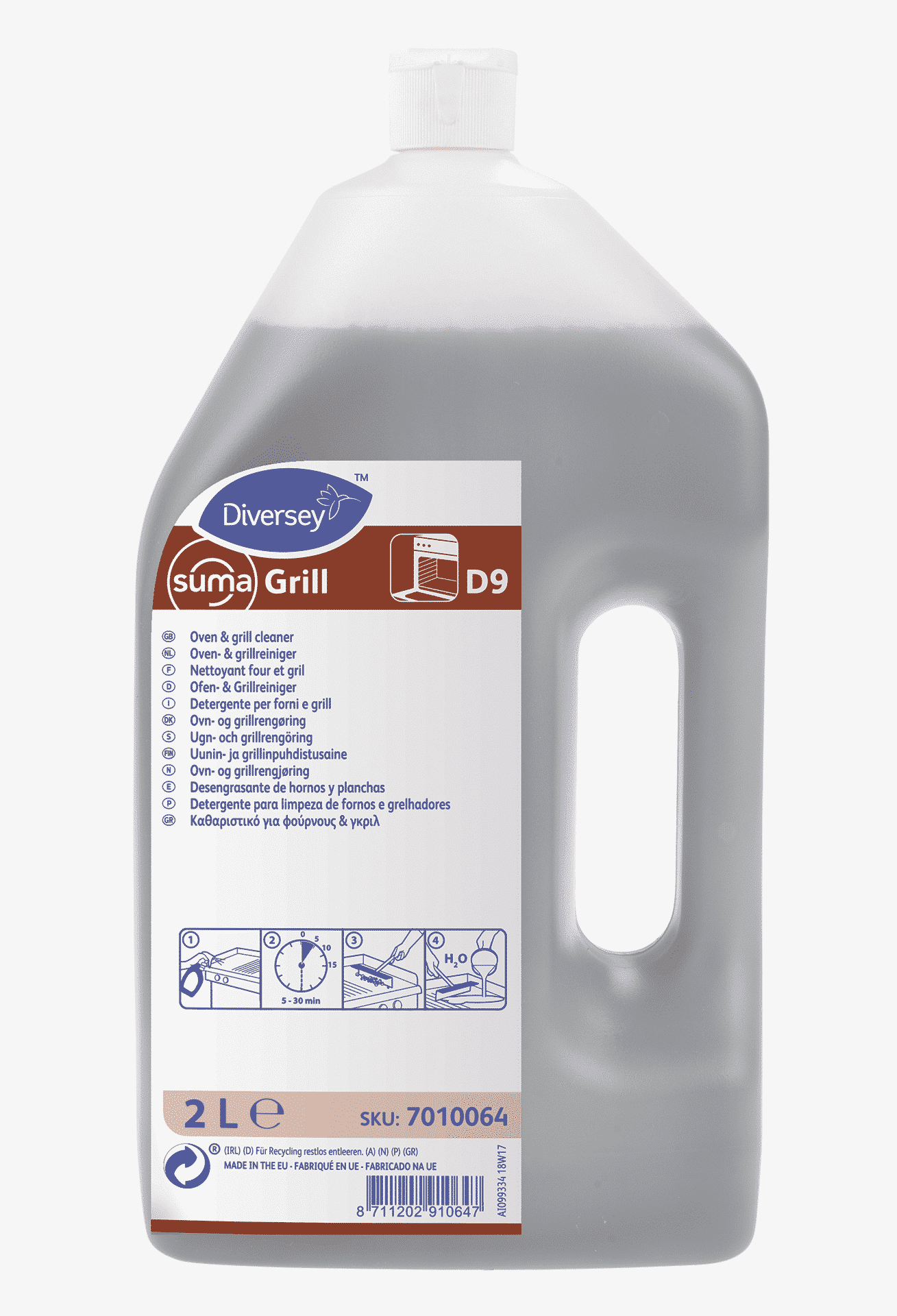 Diversey Suma Grill D9, 2L - засіб для миття грилей